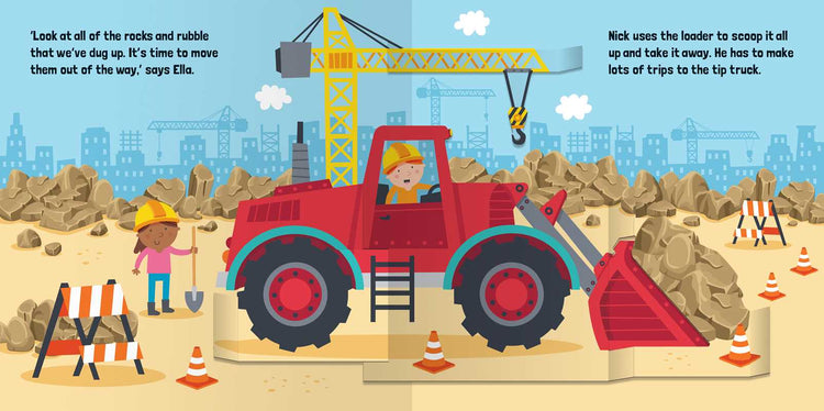 Trucks & Diggers: Pop-Up Book – Interactive Construction Adventure for Toddlers