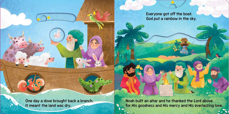 Noah’s Ark – Interactive Board Book for Babies and Toddlers
