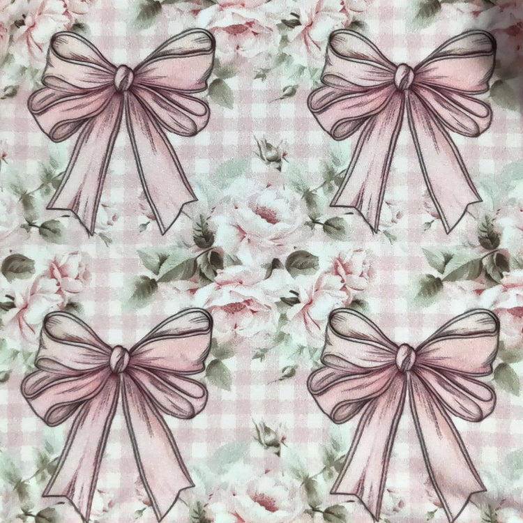 Plaid Coquette Baby Gown