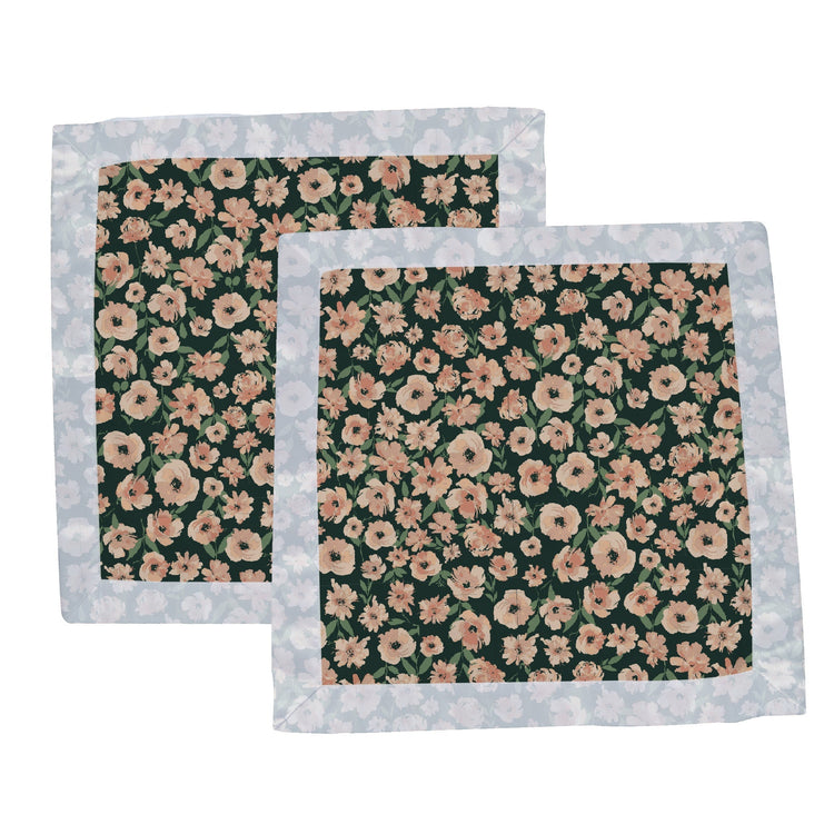 Canyon Sunset Flowers Bamboo Blankie 2 Pack