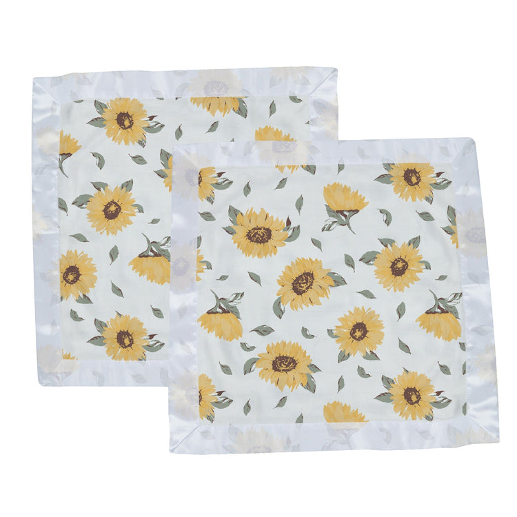 Sunflower Farm Bamboo Blankie 2 Pack