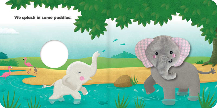 Mommy & Me – Elephant Finger Puppet Board Book