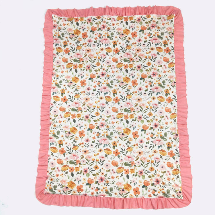 Floral Wispy Blanket