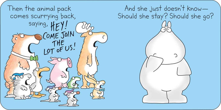 Yes, the Hippopotamus! by Sandra Boynton – A Whimsical Board Book About Courage and Friendship