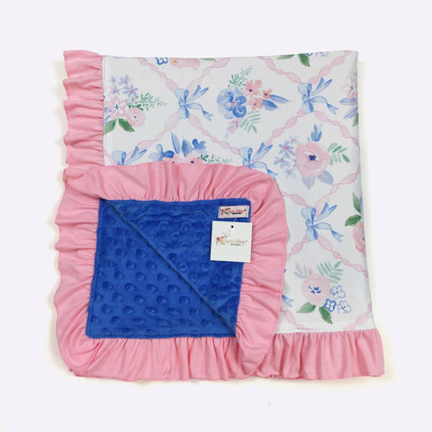 Shabby Chic Trellis Blanket