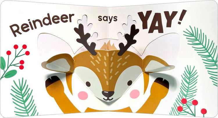 Mini Pops: Santa’s Friends – First Christmas Pop-Up Board Book for Babies and Toddlers