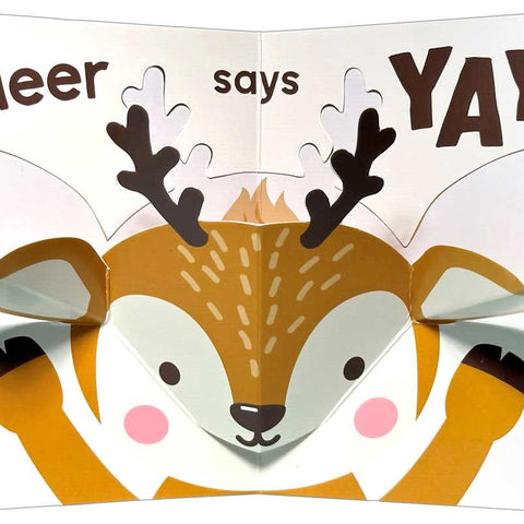 Mini Pops: Santa’s Friends – First Christmas Pop-Up Board Book for Babies and Toddlers