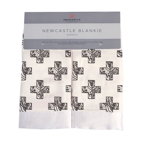 Nordic Stamp Bamboo Muslin Blankie 2 Pack