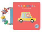 Vehicles: My First Rattle Book – Interactive Board Book with Rattle Handle