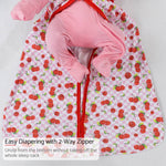 Cherry on Top Baby Sleep Sack, 100% Organic Cotton: 6-12M