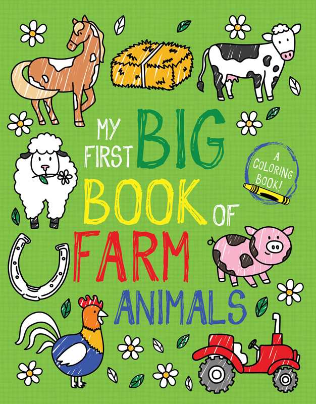 My First Big Book of Farm Animals – Jumbo Coloring Book for Kids