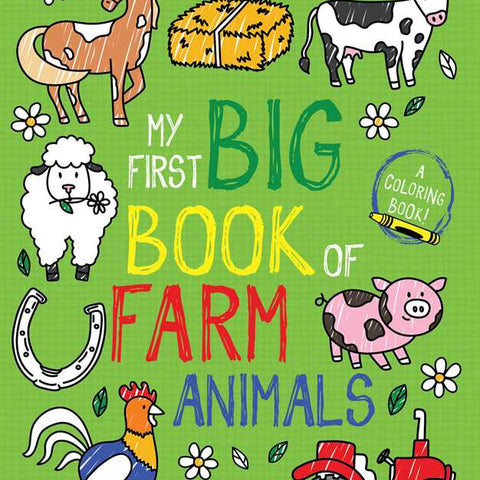 My First Big Book of Farm Animals – Jumbo Coloring Book for Kids
