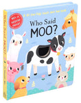 Who Said Moo? – Peek-and-Play Farm Animal Board Book