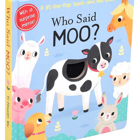 Who Said Moo? – Peek-and-Play Farm Animal Board Book