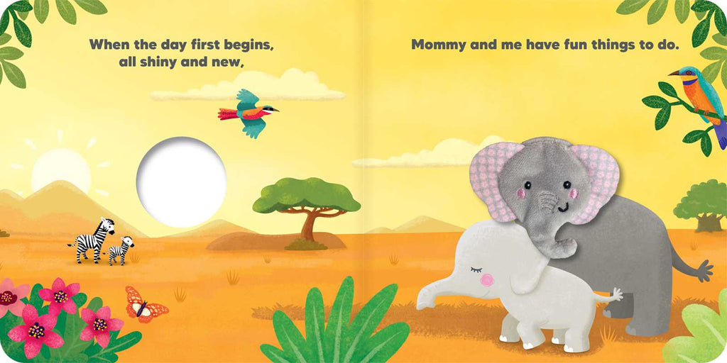 Mommy & Me – Elephant Finger Puppet Board Book