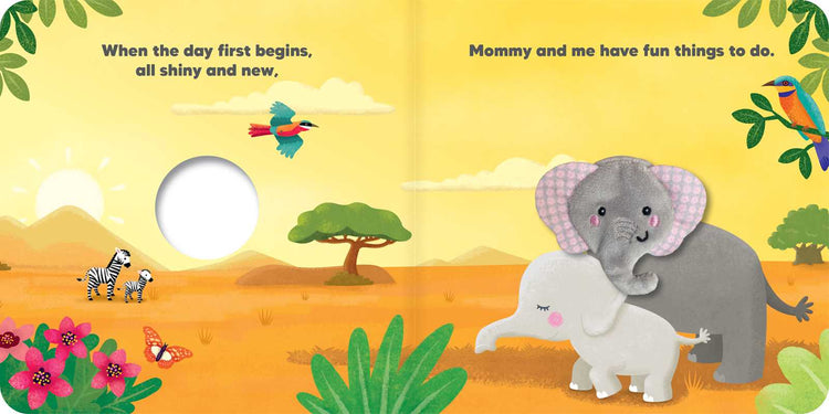 Mommy & Me – Elephant Finger Puppet Board Book