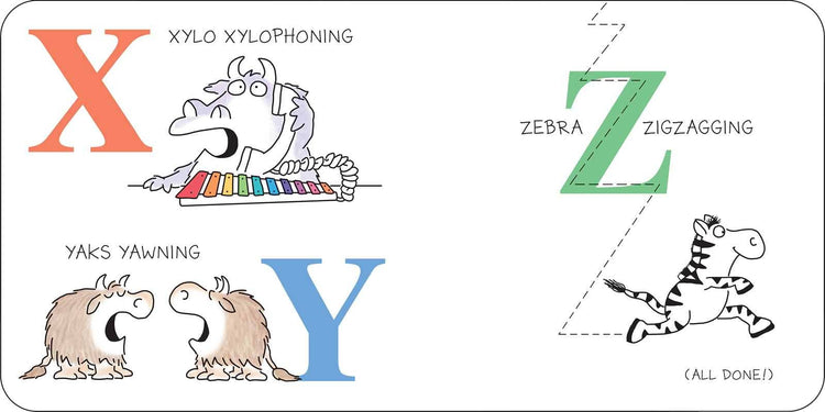 A to Z: Sandra Boynton’s Silly ABC Board Book – A Delightful Alphabet Adventure for Babies &Toddlers
