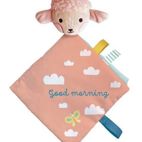 Cuddly Comforter with Soft Book – Sensory Development for Newborns