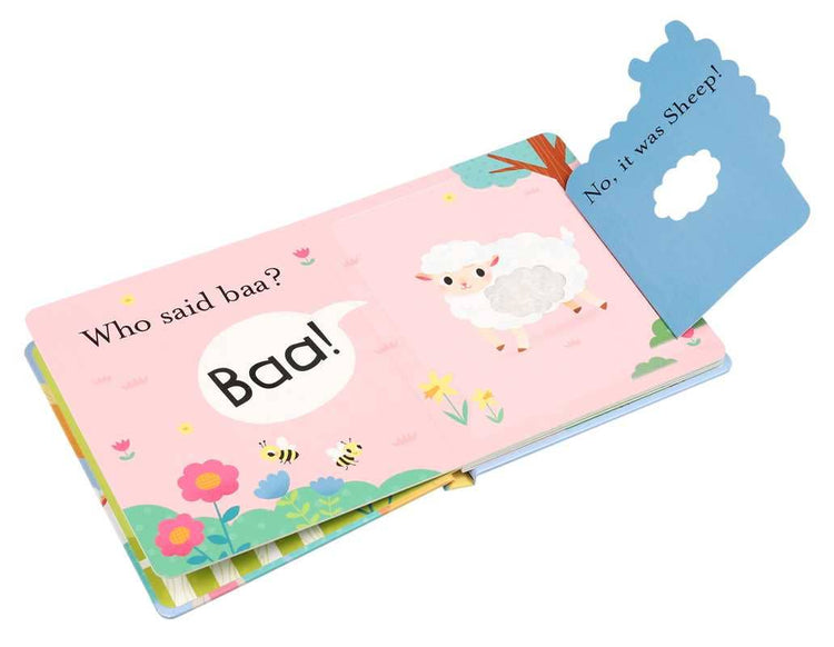 Who Said Moo? – Peek-and-Play Farm Animal Board Book