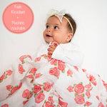 Blooming Elegance Baby Muslin Swaddle Blanket