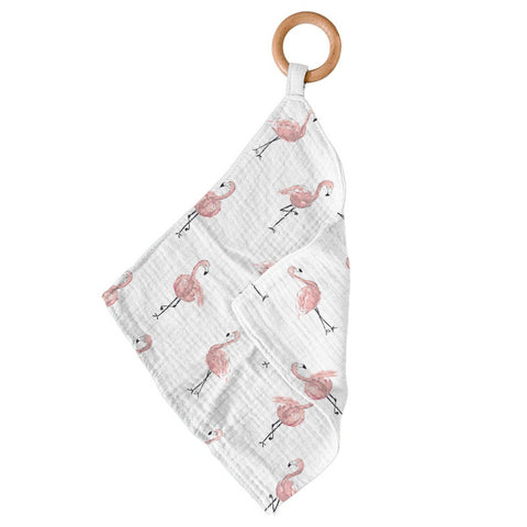 Dancing Flamingo Bamboo Teether