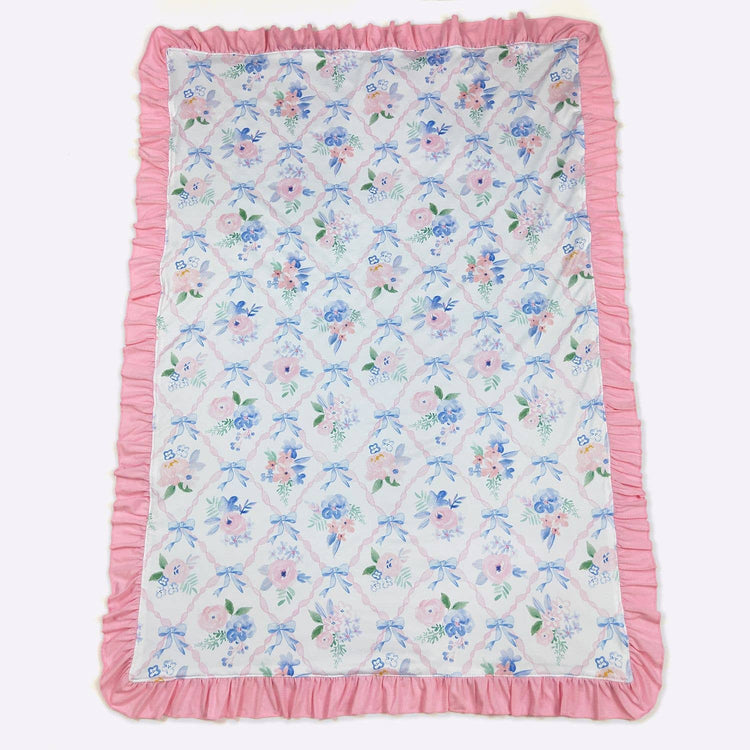 Shabby Chic Trellis Blanket