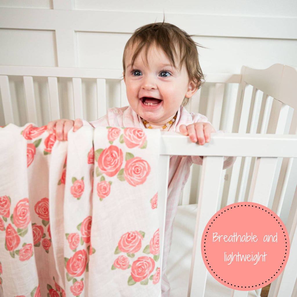 Blooming Elegance Baby Muslin Swaddle Blanket