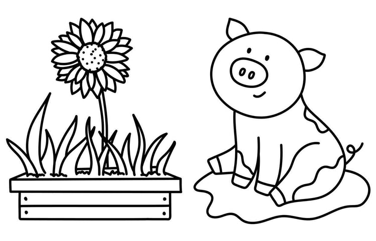 My First Big Book of Farm Animals – Jumbo Coloring Book for Kids