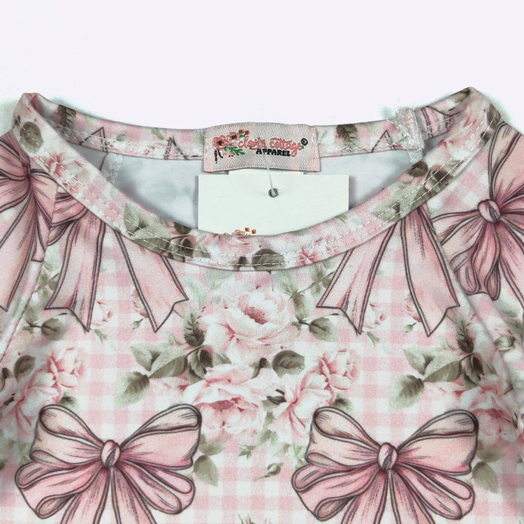 Plaid Coquette Baby Gown