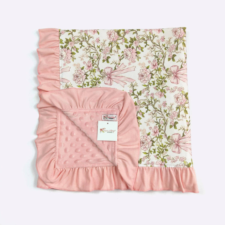 Rose Vine Bow Blanket