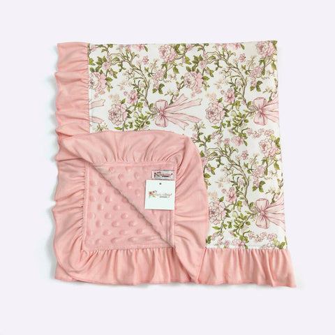 Rose Vine Bow Blanket