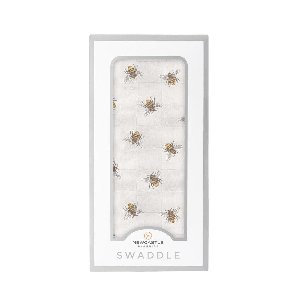 Honey Bee Bamboo Swaddle