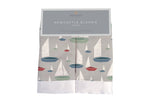 Marina Sailboats Bamboo Blankie 2 Pack