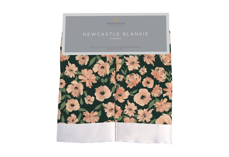 Canyon Sunset Flowers Bamboo Blankie 2 Pack