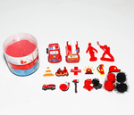 Firetruck Play Dough