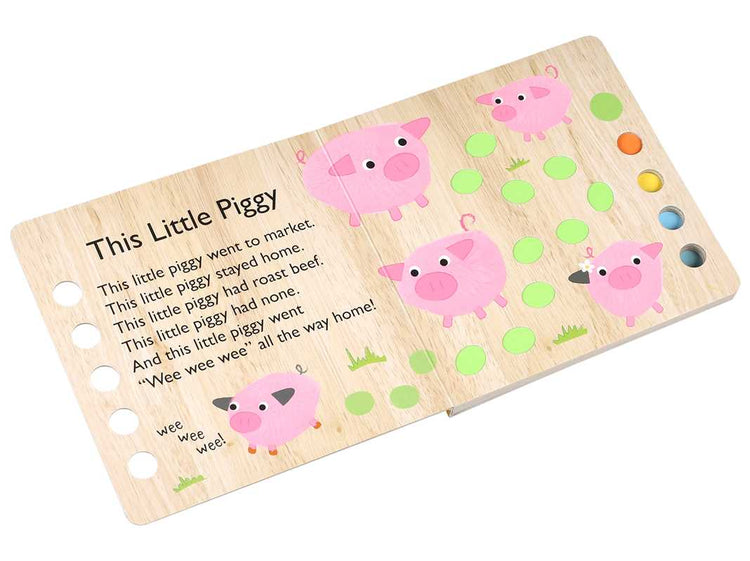 Touch and Trace Nursery Rhymes: This Little Piggy – Interactive Board Book