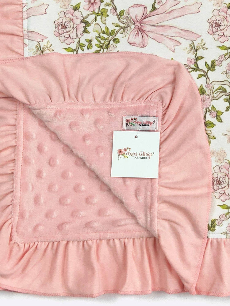 Rose Vine Bow Blanket