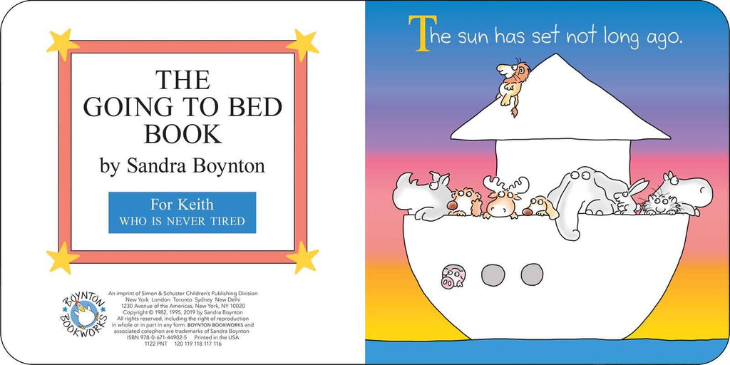 Sandra Boynton’s Classic Bedtime Board Book: Perfect for Babies and Toddlers