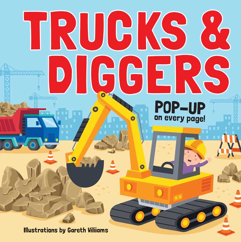 Trucks & Diggers: Pop-Up Book – Interactive Construction Adventure for Toddlers