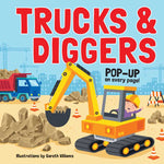 Trucks & Diggers: Pop-Up Book – Interactive Construction Adventure for Toddlers