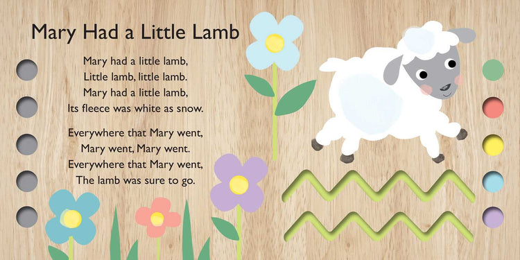 Touch and Trace Nursery Rhymes: Mary Had a Little Lamb – Interactive Springtime Board Book