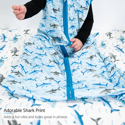 Jawsome Shark Sleep Sack 6-12M