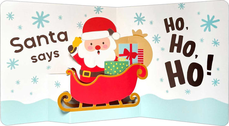 Mini Pops: Santa’s Friends – First Christmas Pop-Up Board Book for Babies and Toddlers