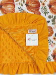 Watercolor Pumpkin Blanket