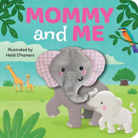 Mommy & Me – Elephant Finger Puppet Board Book