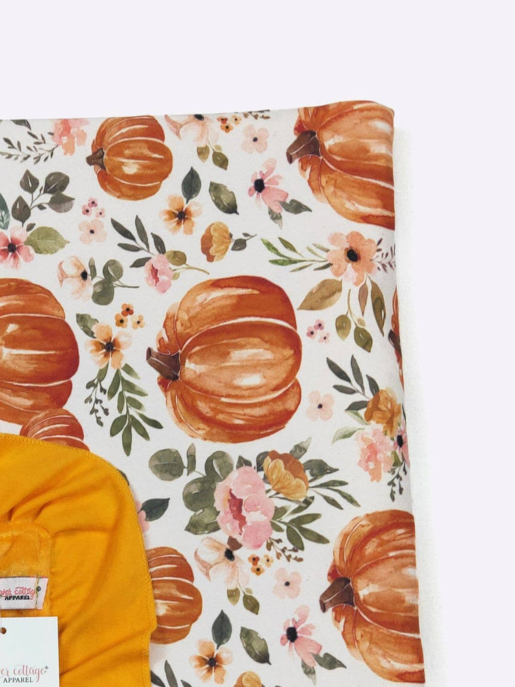 Watercolor Pumpkin Blanket