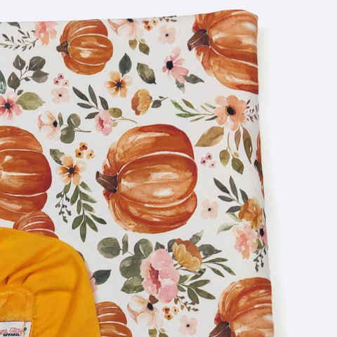 Watercolor Pumpkin Blanket