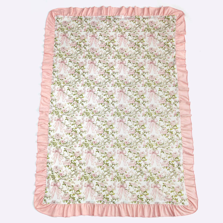 Rose Vine Bow Blanket