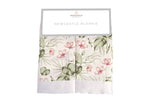 Silver Pink Orchid Blankie 2 pk