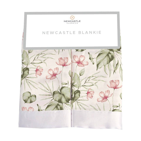 Silver Pink Orchid Blankie 2 pk